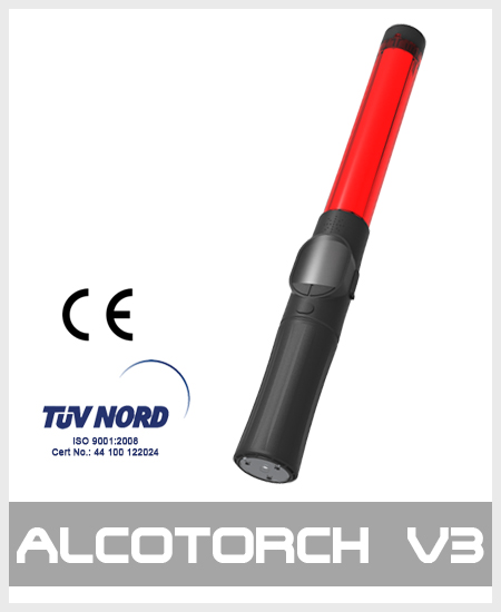 Alcohol tester breathalyzer alcotorch v3